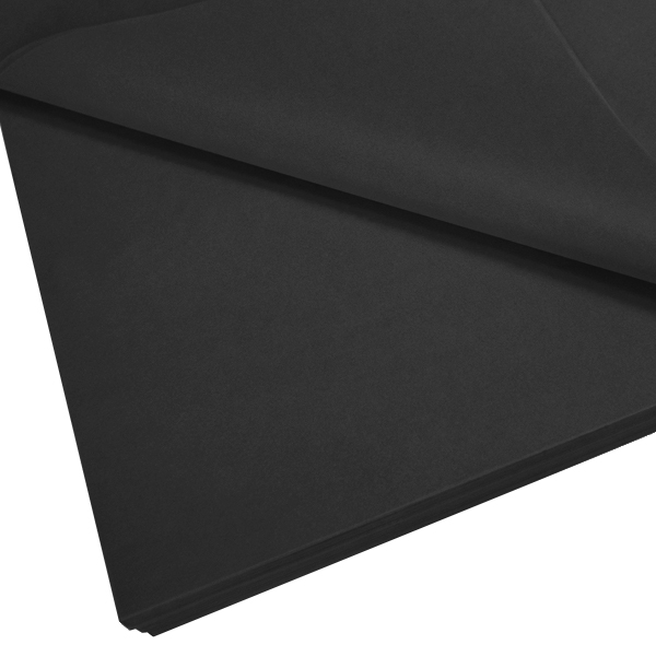 Charcoal Black Tissue Paper in packs of 240 sheets available from Midpac Packaging. Black acid free Tissue Paper suitable for gift wrapping and decora
